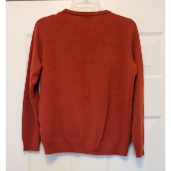 Jacqueline De Yong Women Burnt Orange Sweater Size Medium - Picture 2 of 13